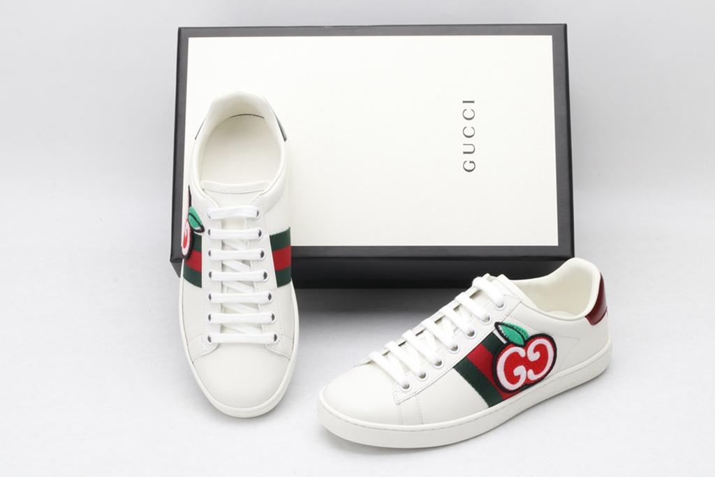 Women s Ace sneaker with GG apple